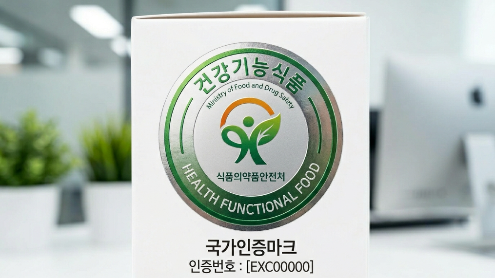 식약처(식품의약품안전처)의 건강기능식품 인증마크